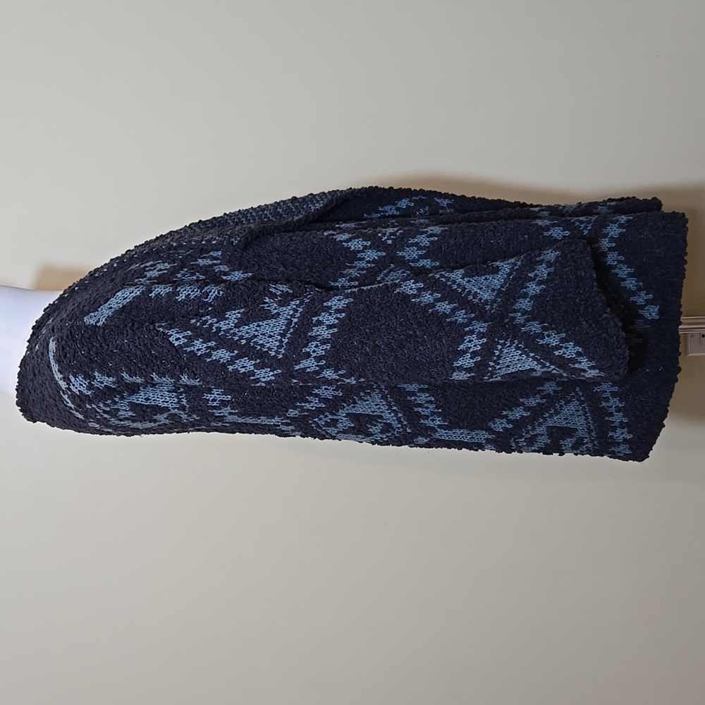 POL‎ Aztec Chunky Knit Oversized Sweater Cardigan Size S Western Southwestern - Picture 9 of 14
